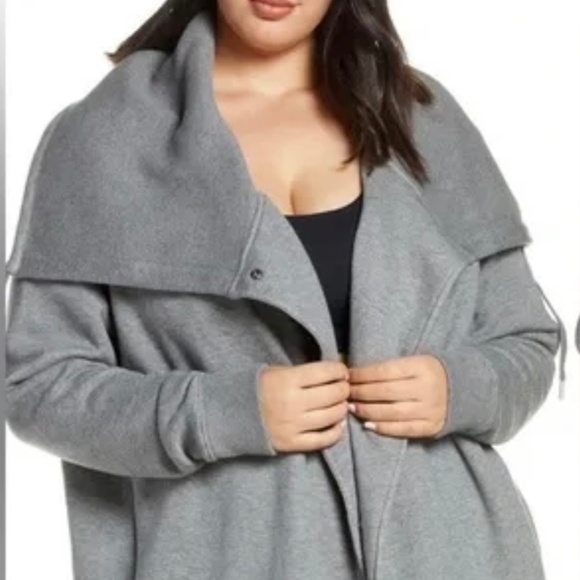Zella Plus Size Sweatshirt Wrap Cardigan! - Picture 2 of 5
